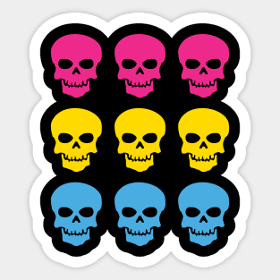 Gothic pansexual Sticker